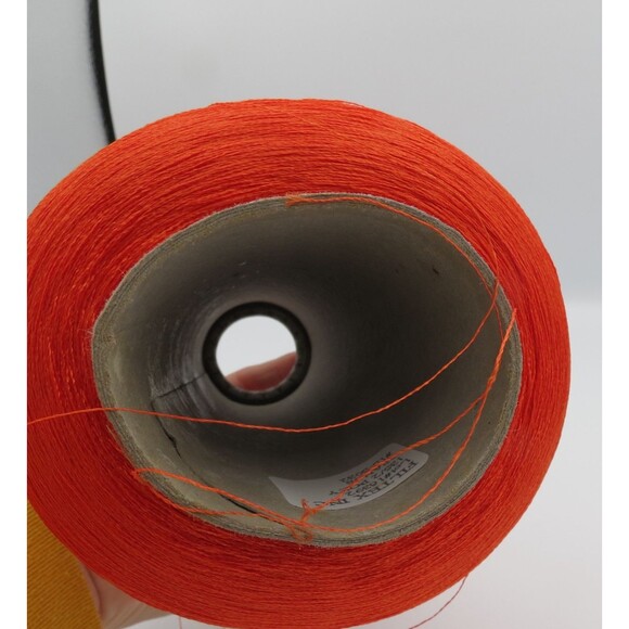 Filtex VTG Brt Poly Orange  Embroidery Thread 135/2 Damaged Cone 601grs - Picture 3 of 6